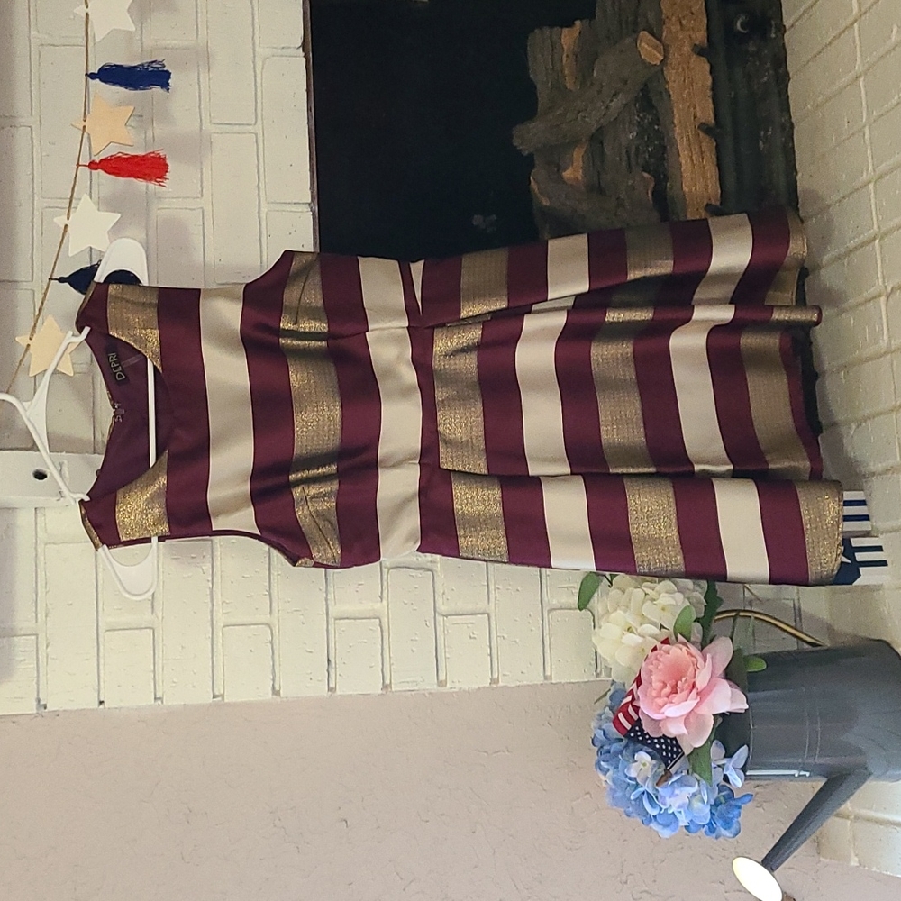 Striped Cocktail Dress